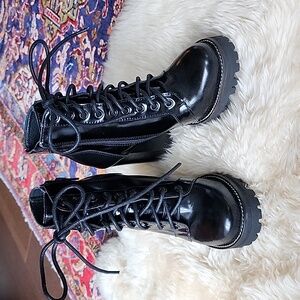 Jeffrey Campbell - Legion Lace Up Ankle Boot - Black